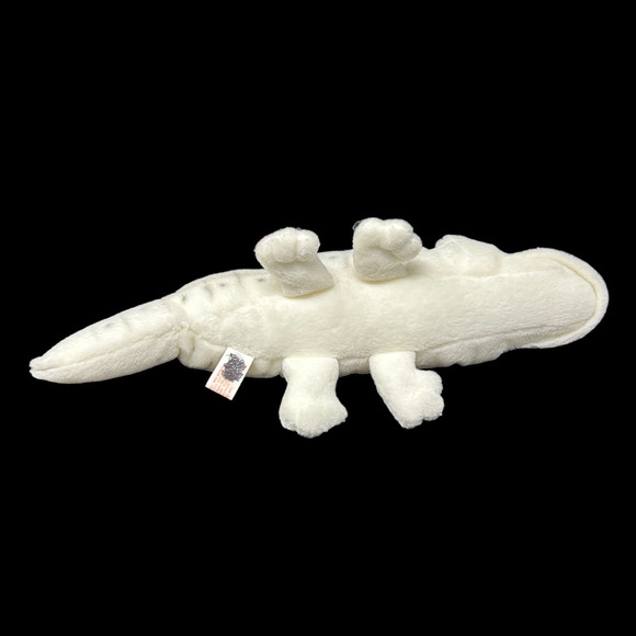 Classic Kidz ToysAlbino Crocodile Alligator Animal Plush White 11" Zoo Soft Baby - Picture 7 of 13